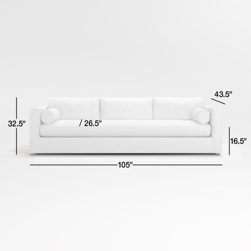 View Aris Grande Deep Track-Arm Sofa - image 2 of 8