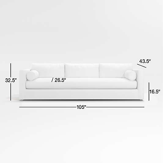 Aris Grande Deep Track-Arm Sofa