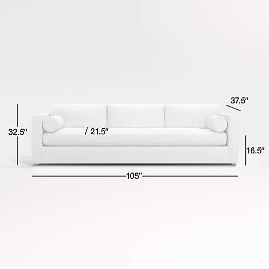 Aris Grande Track-Arm Sofa