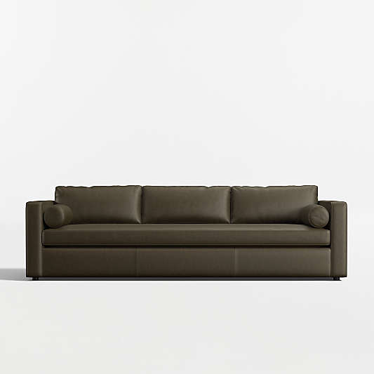 Aris 105" Leather Bench Grande Sofa