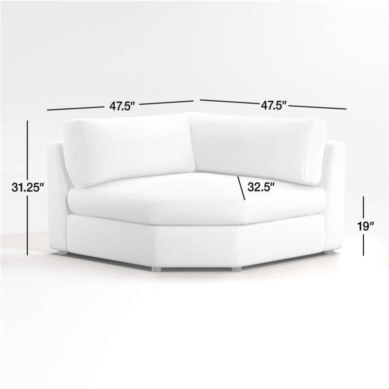 View Aris Wedge Chair - image 2 of 2