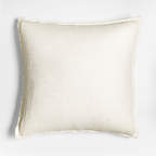 View Arla 23" Eyelash Crisp White Pillow Cover - image 1 of 3