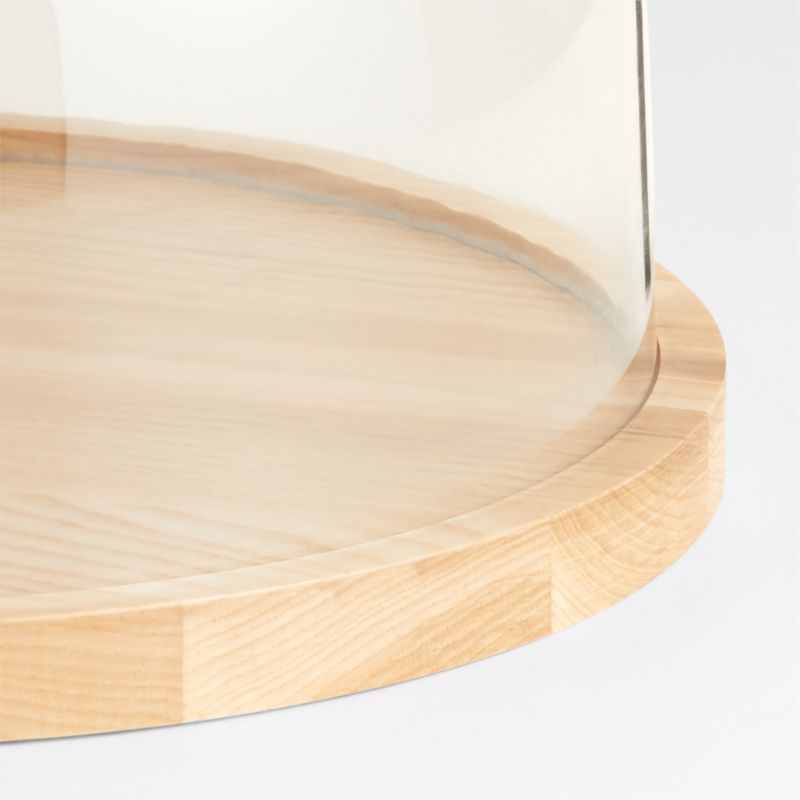 Arla Ash Wood Round Serving Board with Acrylic Lid - image 6 of 9