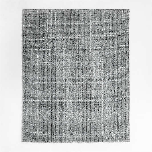 Arles Performance Wool Raised Pattern Grey Area Rug 10'x14'