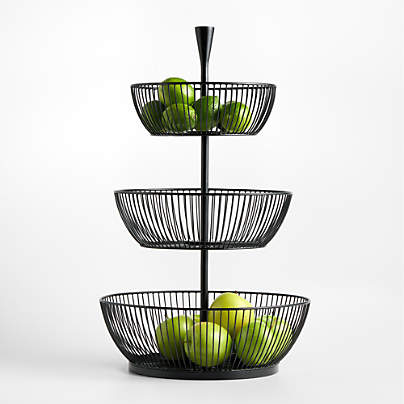 Arlo Metal 3-Tier Fruit Basket
