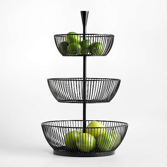 Arlo Metal 3-Tier Fruit Basket