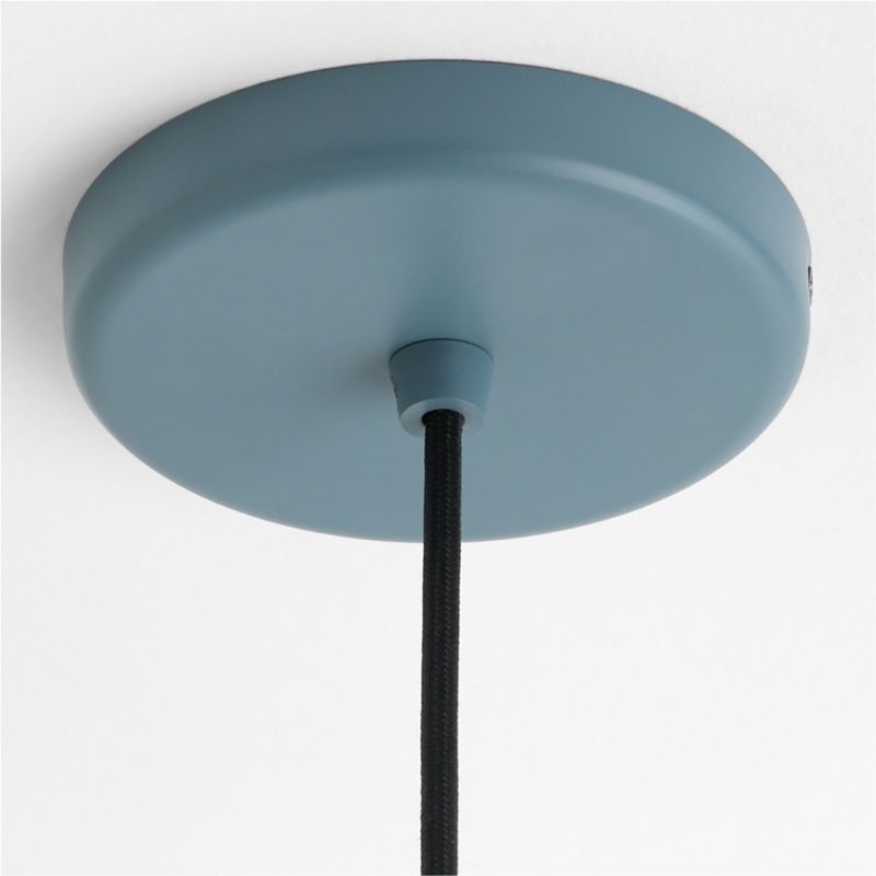 Arlo 16" Perforated Blue Kids Pendant Ceiling Light - image 7 of 9