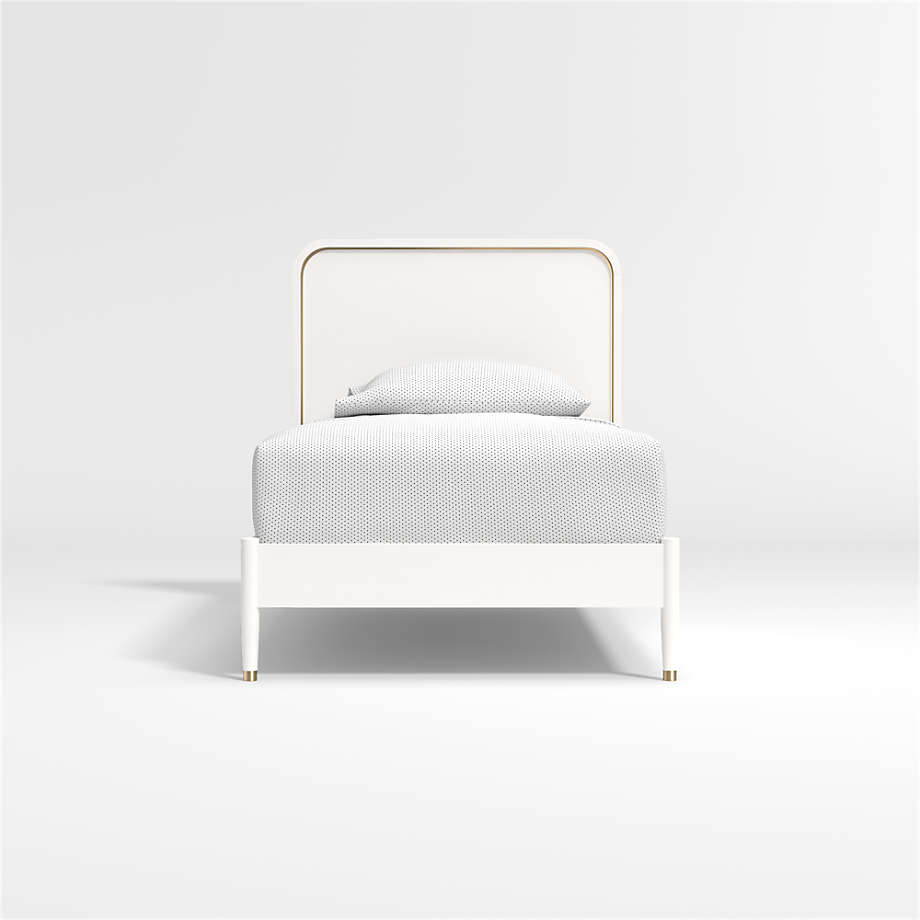 Arlo White And Gold Twin Bed Reviews, Rose Gold Twin Bed Frame
