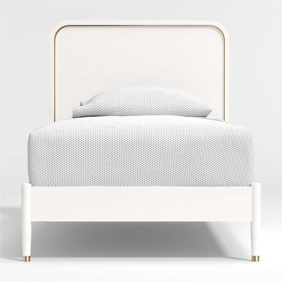 Arlo White And Gold Twin Bed Reviews, Gold Twin Bed Frame