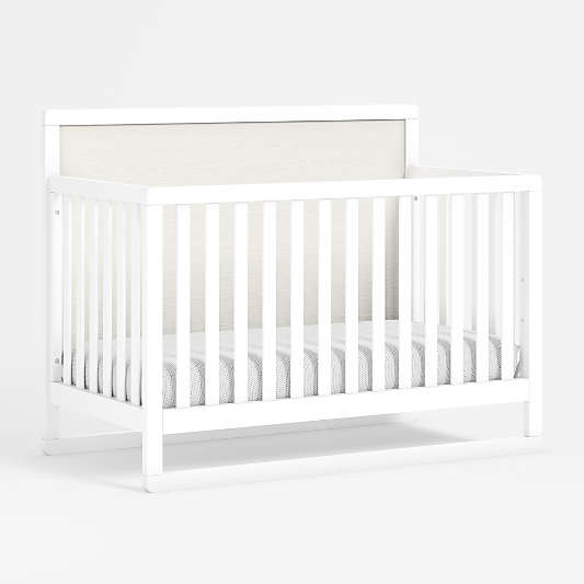 Arlyn Baby Two-Tone White Crib