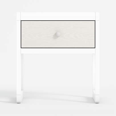 Kids white nightstand sale