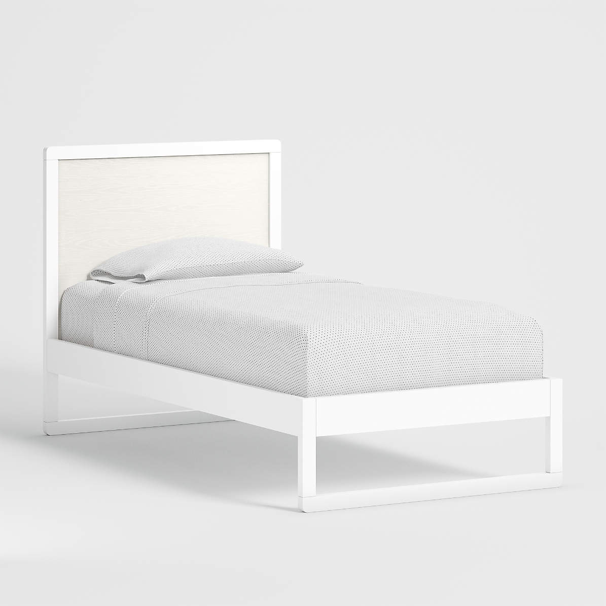 Kids white shop bed frame