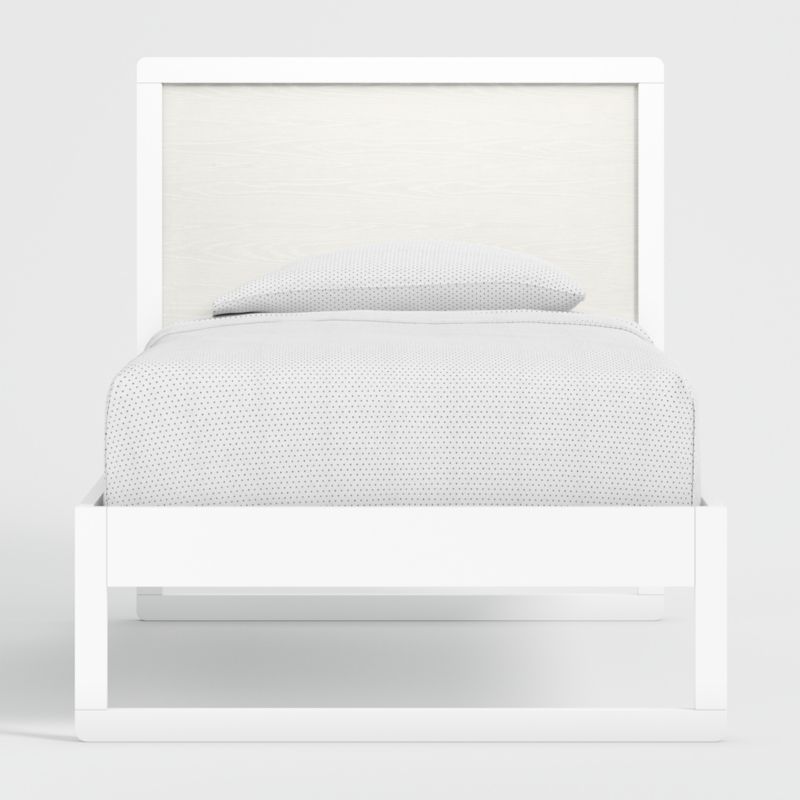 Arlyn Two-Tone White Wood Kids Twin Bed