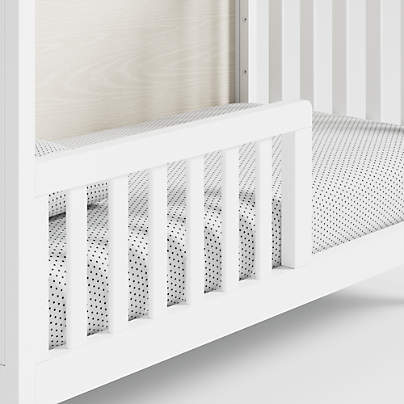 Arlyn White Wood Toddler Bed Rail