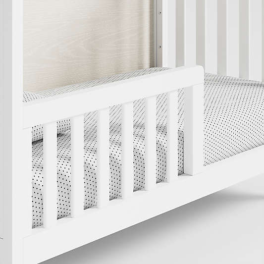 Arlyn White Wood Toddler Bed Rail