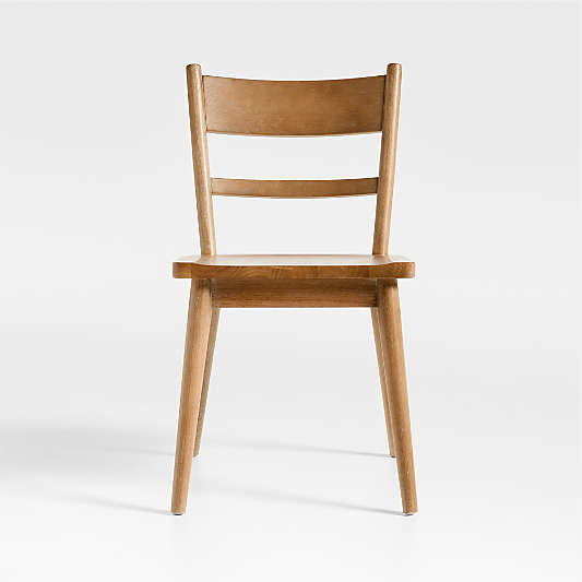 Arno Light Brown Wood Side Chair