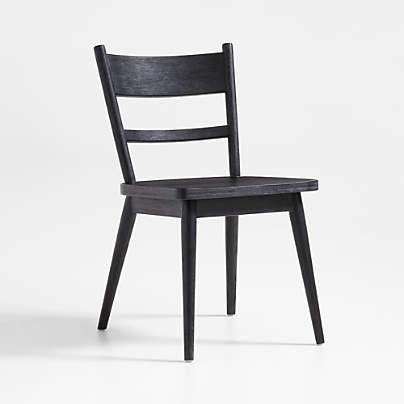 Arno Black Wood Dining Chair
