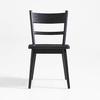 Black side store chair