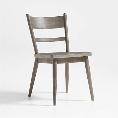 Arno Warm Grey Wood Dining Chair