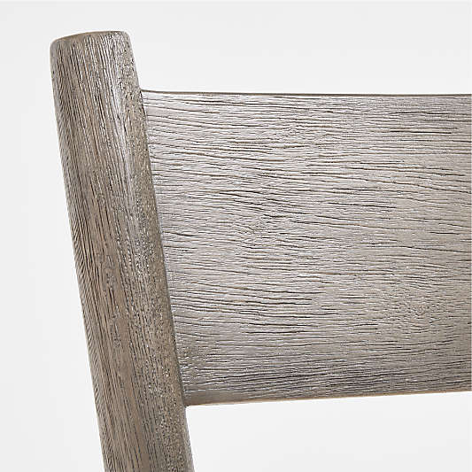 Arno Warm Grey Wood Side Chair