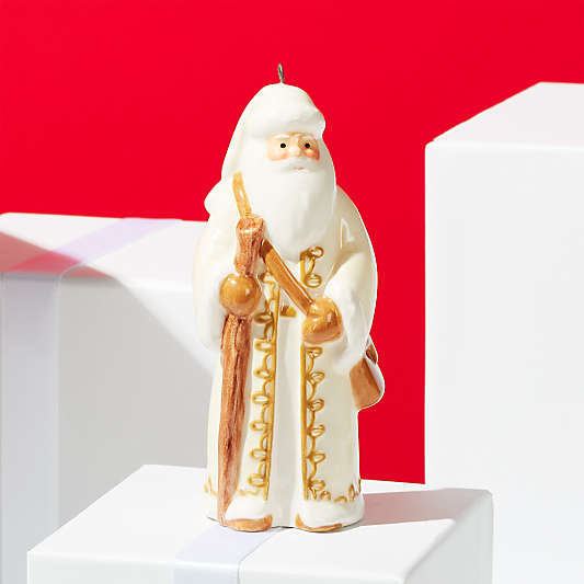 Around the World Poland Santa Ornament