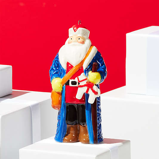 Around the World Sweden Santa Ornament