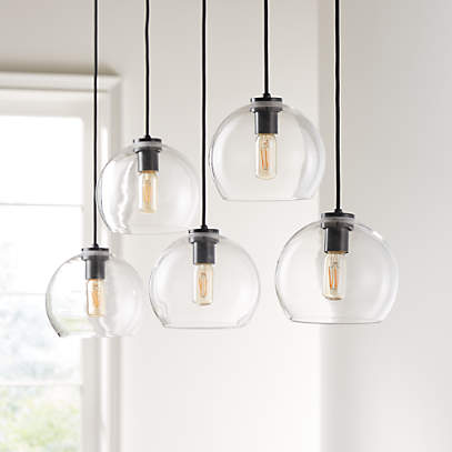 5 shade pendant light