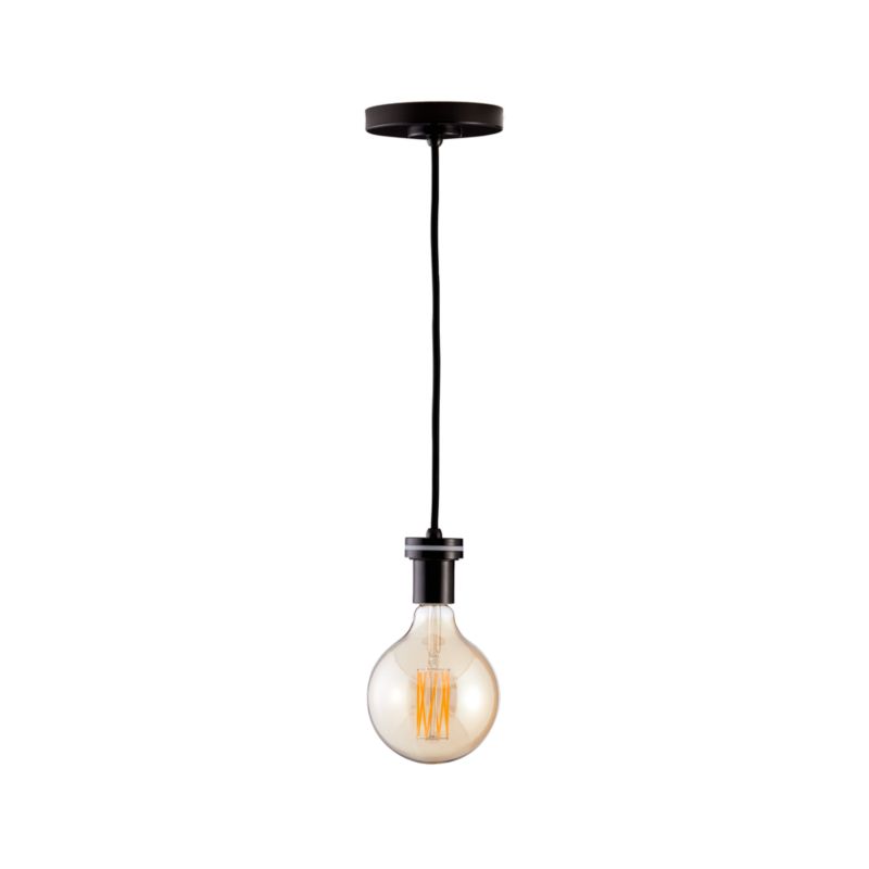 Arren Black Single Pendant Light Socket