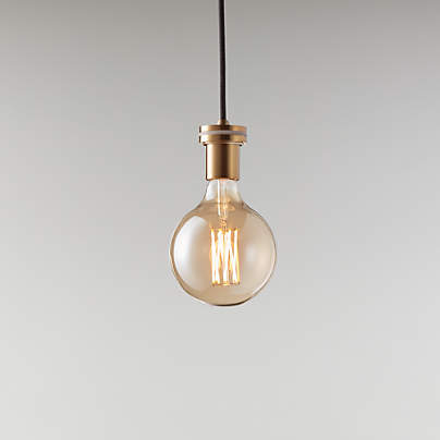 Arren Brass Single Pendant Light Socket