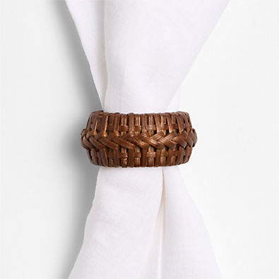 View Artesia Braided Rattan Napkin Ring details