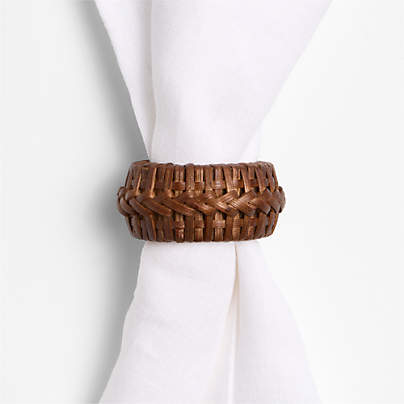 Artesia Braided Rattan Napkin Ring