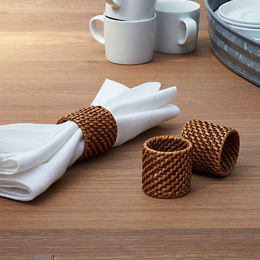 Artesia Honey Rattan Napkin Ring