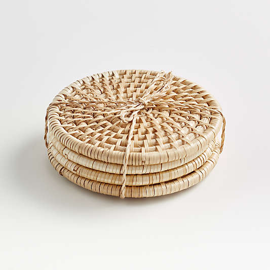 Artesia Natural Coasters, Set of 4