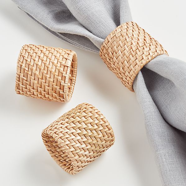 Napkin Cuffs Rustic Napkin Rings SET OF 6 Wooden Napkin Holder Natural Napkin Rings Napkin Rings Square Wood Napkin Holders