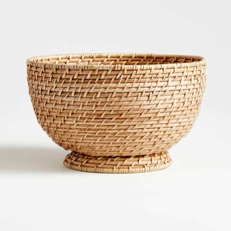 Artesia Natural Large Rattan Bowl - image 0 of 10