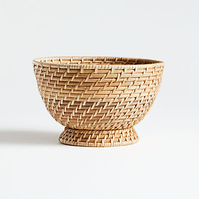 View Artesia Natural Small Rattan Bowl details