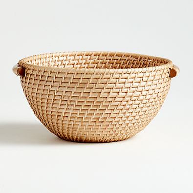 View Artesia Natural Rattan Bowl with Handles details