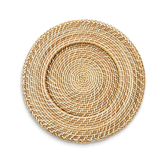 Artesia Natural Rattan Charger Plate