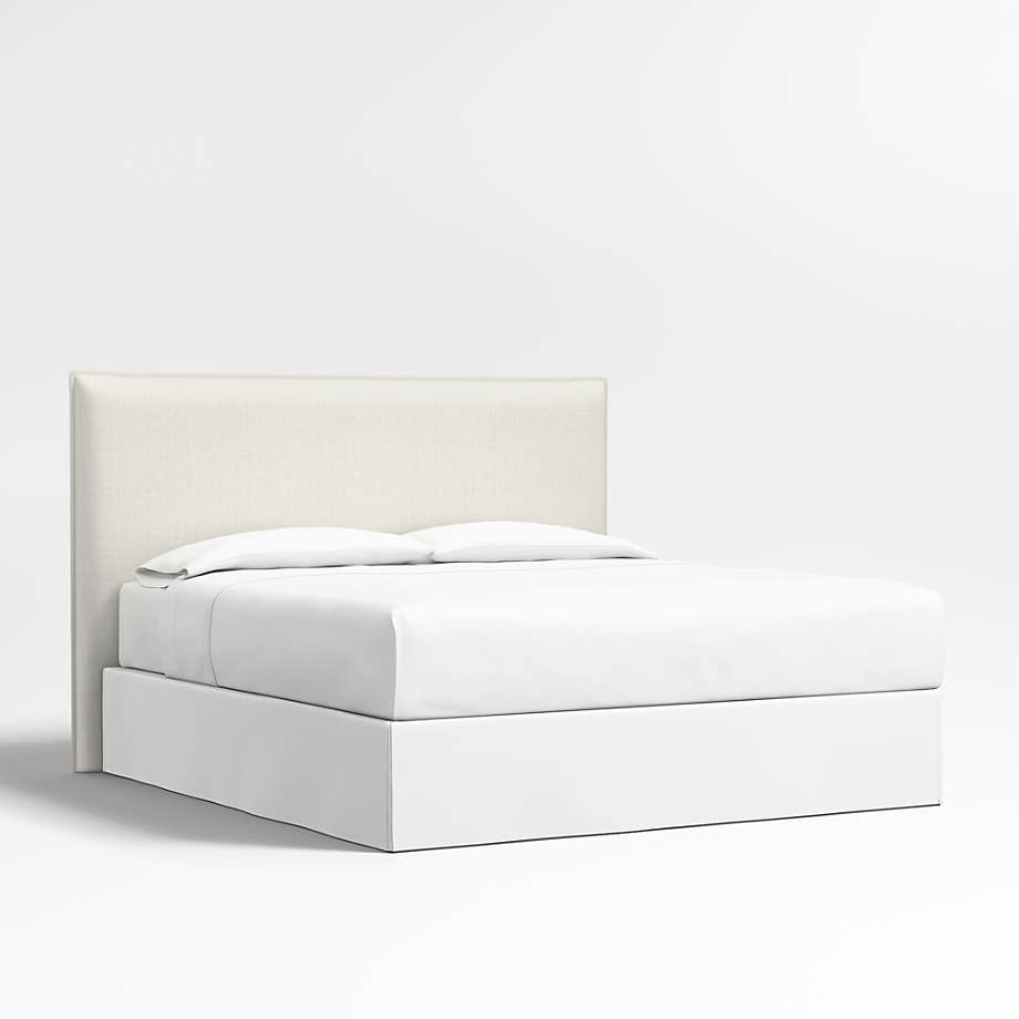 Arvada 54" Ivory King Upholstered Headboard + Reviews Crate & Barrel