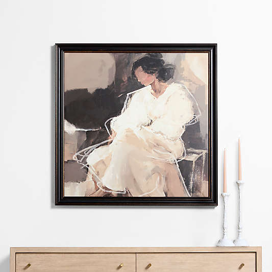 "As it Was" by Kichael Bonofiglio 44.5"x44.5" Framed Wall Art Print