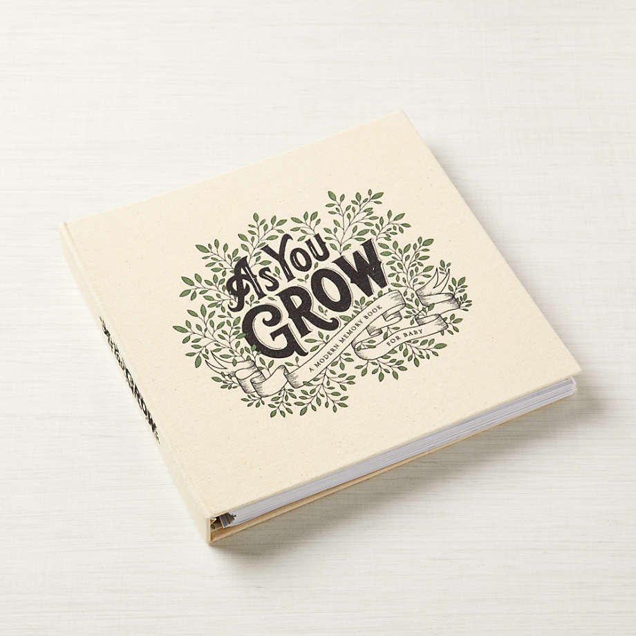 Little Growers Baby Memory Book WITH Keepsake Box, Baby Milestone