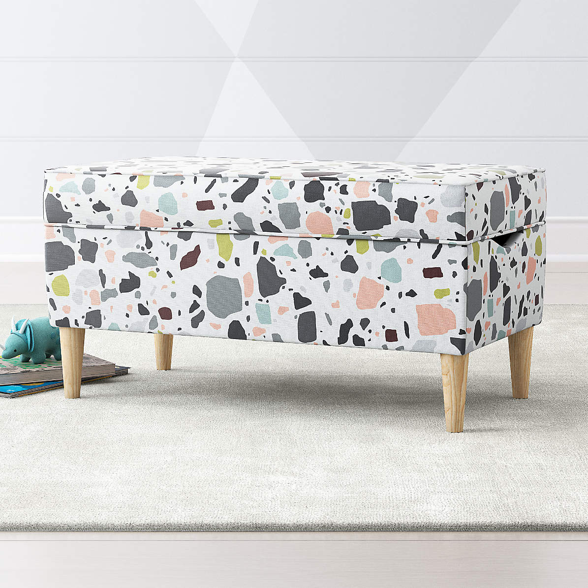 As You Wish Upholstered Storage Bench Reviews Crate And Barrel