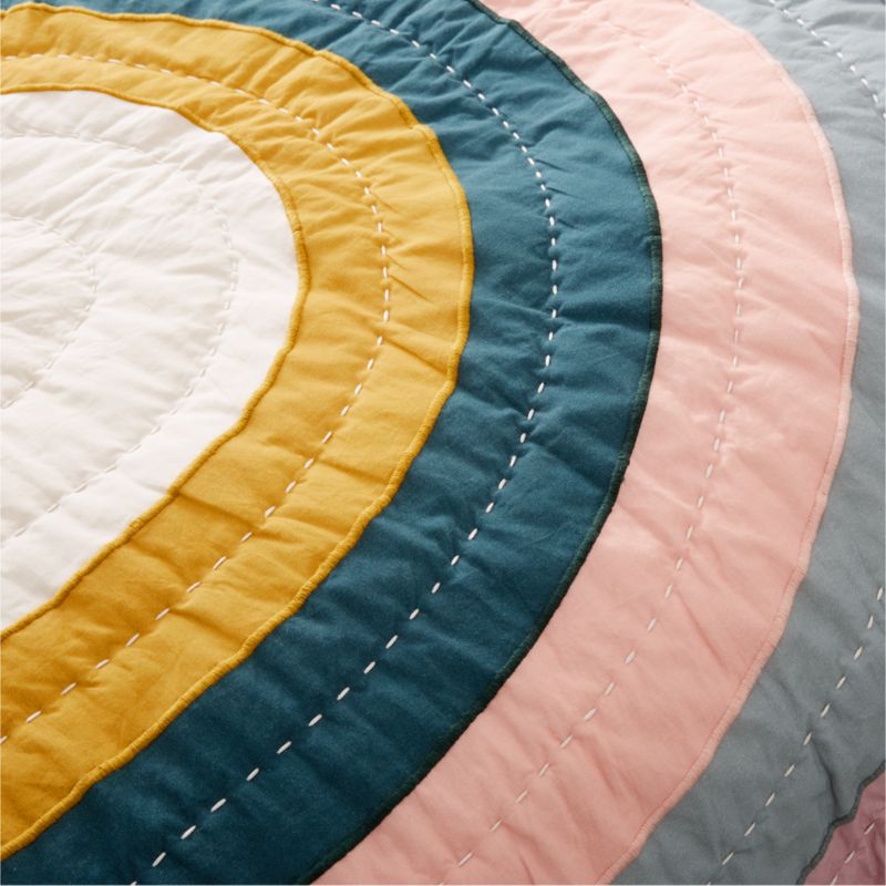 Asha Organic Cotton Rainbow Kids Twin Quilt - image 12 of 17