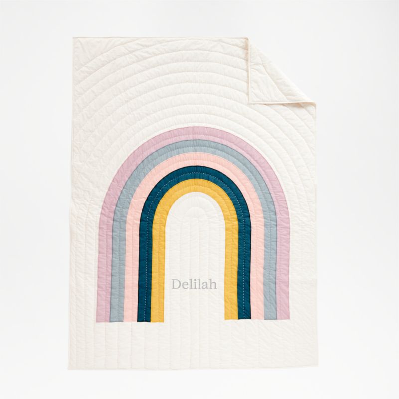 Asha Organic Cotton Rainbow Kids Twin Quilt