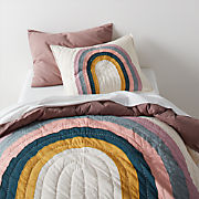 Asha Organic Cotton Rainbow Kids Pillow Sham
