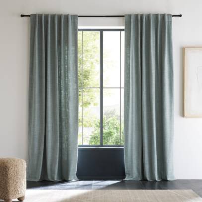 Neutral Curtains, Greenery Leaves Curtains, Gender Neutral