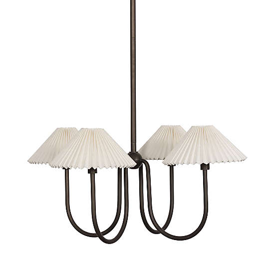 Ashby Bronze Chandelier Light 27"