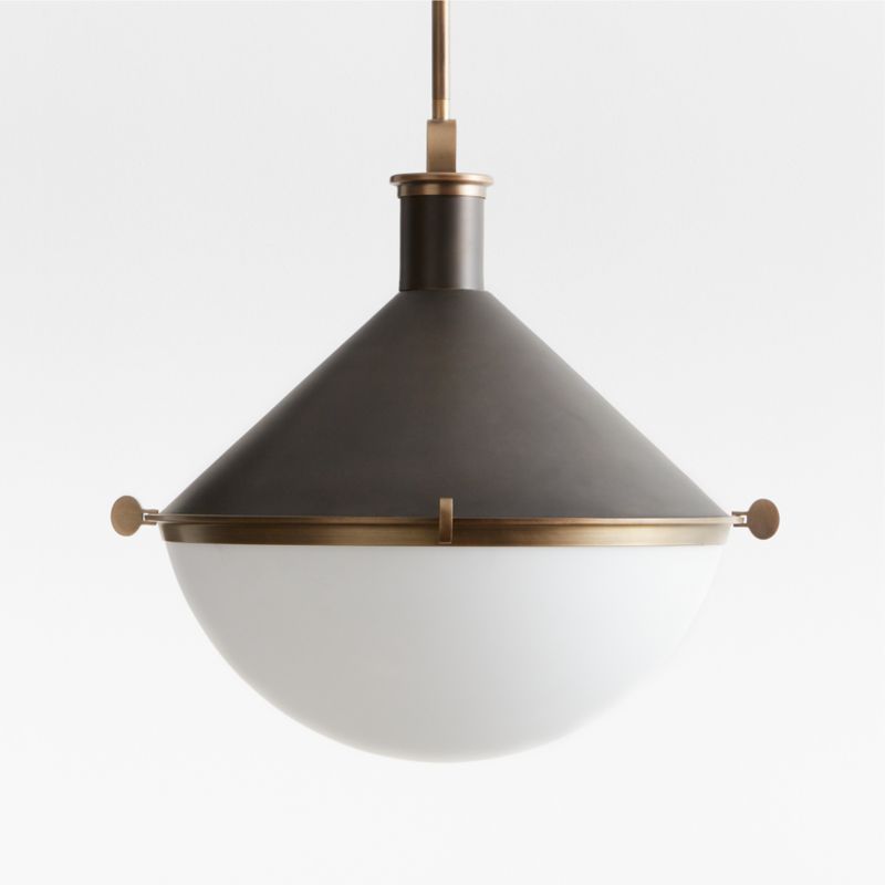 Aster Milk Glass Pendant Light - image 5 of 10