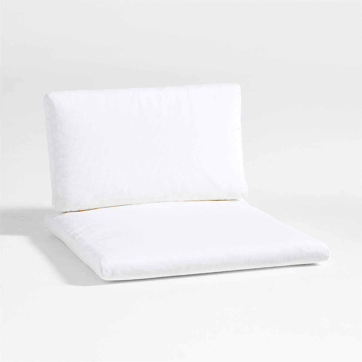 Ashore White Outdoor Dining Chair Cushion Reviews Crate Barrel