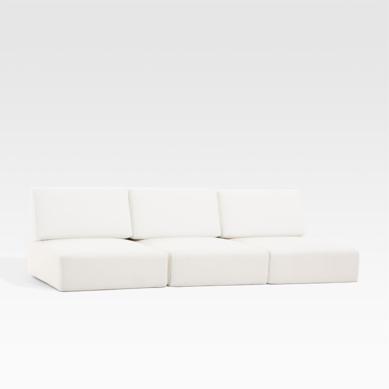 Ashore White Outdoor Sofa Cushion